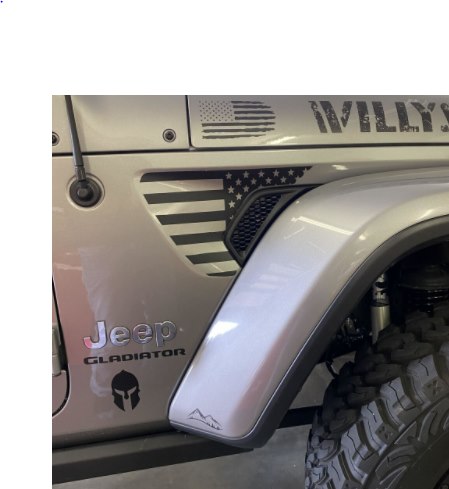 Fender Vent Decals - Distressed American Flag - Fits 18-21 Jeep Wrangl –  CornerstoneCreates