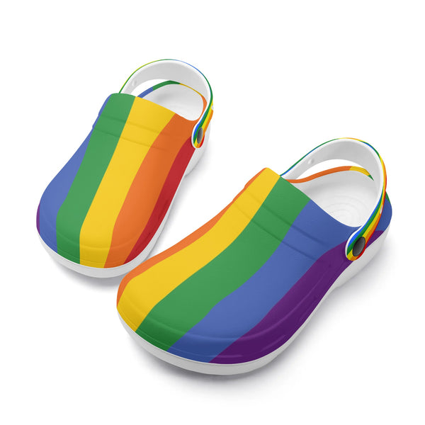 Crock Style LGBT Rainbow Pride Shoes