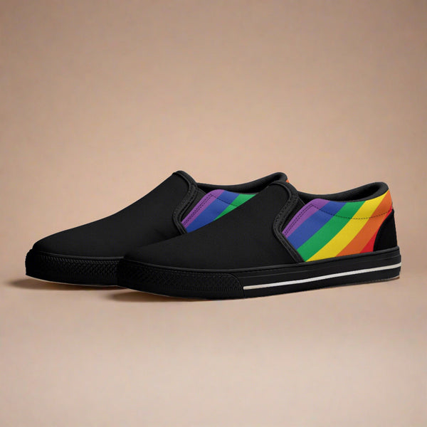LGBT Pride Sneakers Gay Pride Van Style Shoe