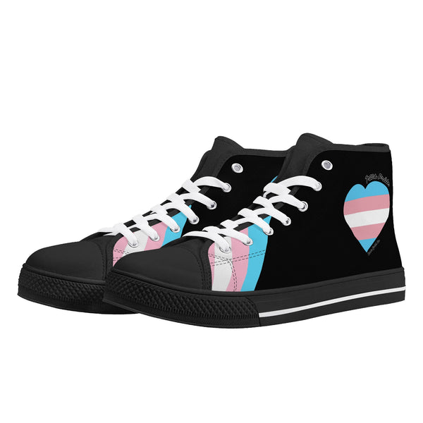 transgender pride flag shoes