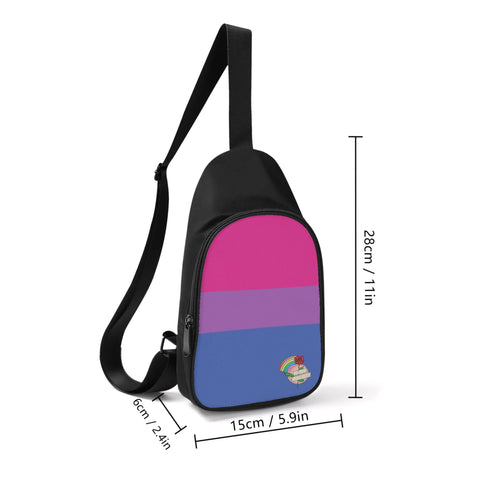 User bisexual pride chest bag dimensions