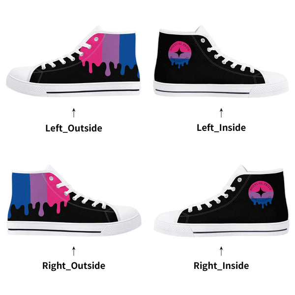 all sides of bisexual pride sneaker
