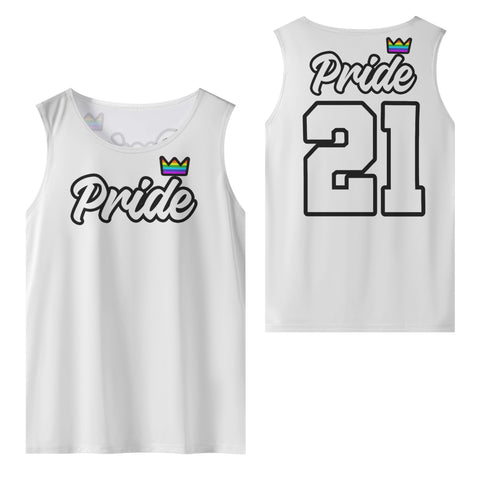 Pride 21 front and back tank top