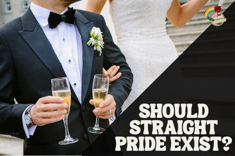 Should Straight Pride Exist? Heterosexual couple getting married