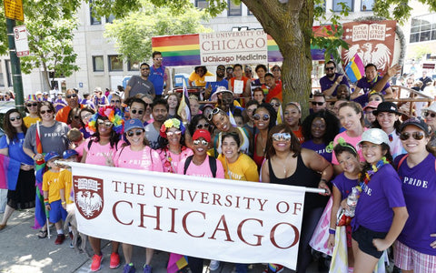 University of Chicago participating in LGBT Pride Parade