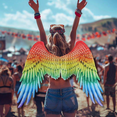 rainbow lgbt pride wings