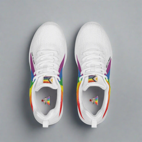 gay pride mens running shoes