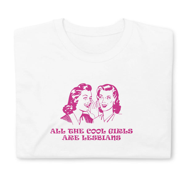 all the cool girls are lesbians lgbt pride shirt