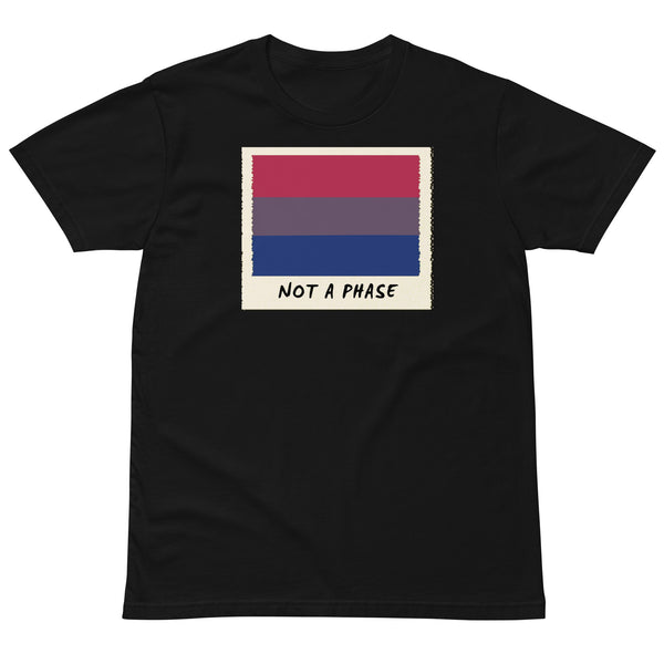bi clothing - bisexual not a phase pride t shirt