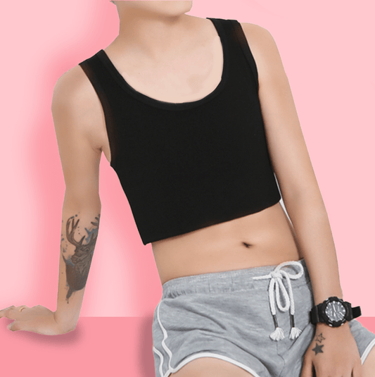 Gender Fluid Chest Binder Black - Medium – EP Products Canada