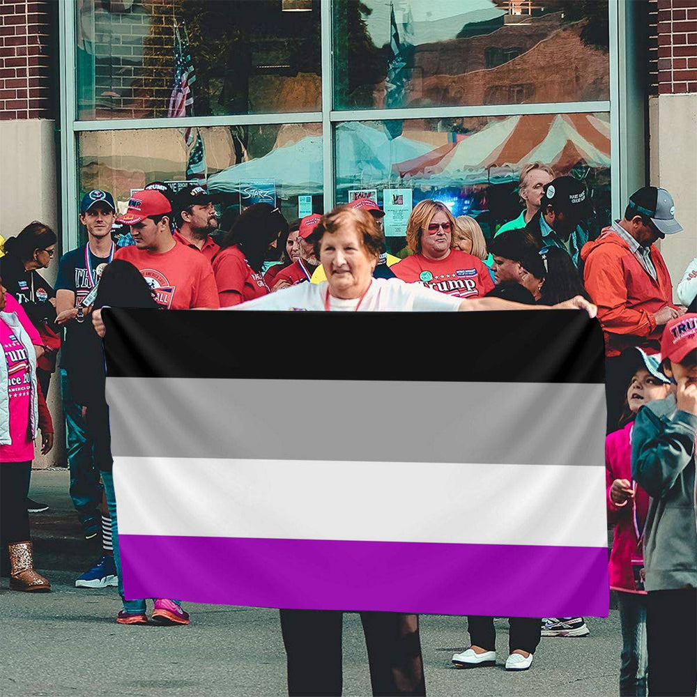 90x150cm LGBTQIA Ace Community Asexuality Asexual Pride Flag – Rose