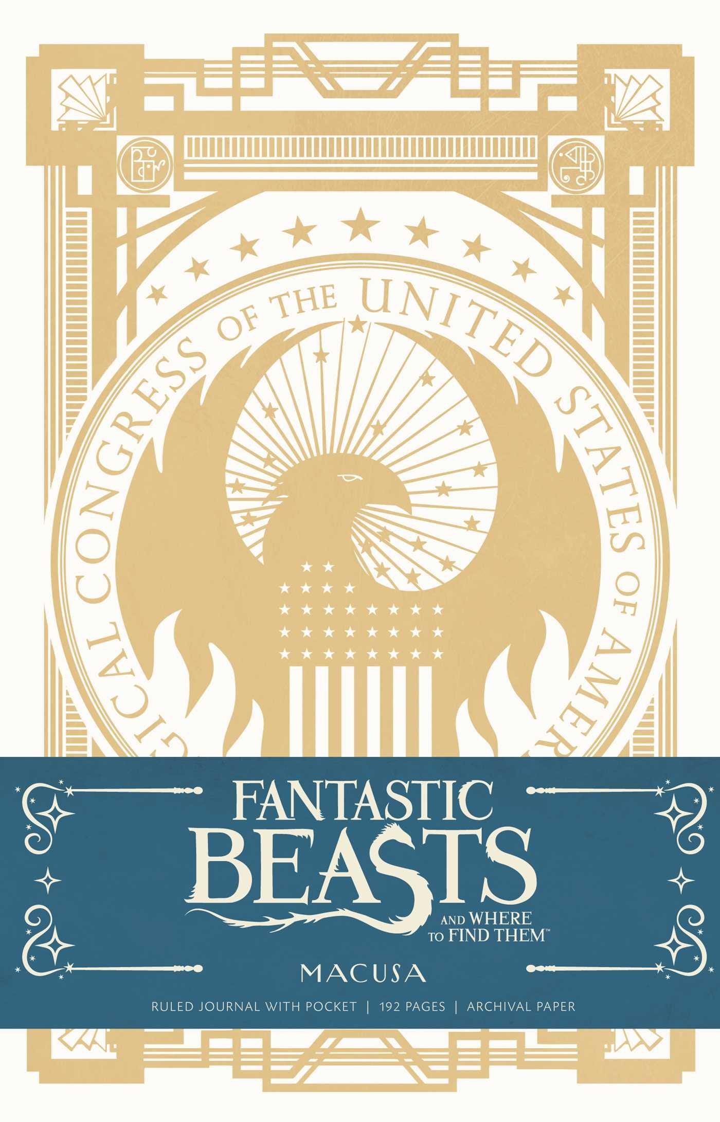 Fantastic Beasts and Where to Find them: MACUSA Hardcover Ruled Journal (Harry Potter)