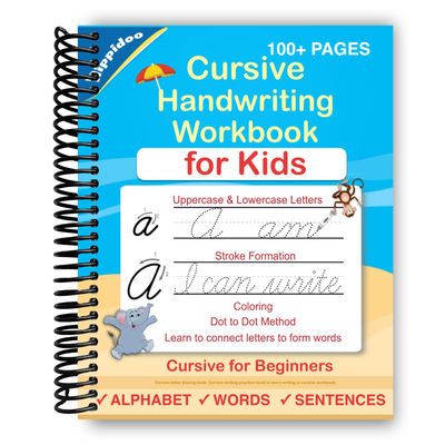 Cursive Handwriting Practice Work book For Adults: 170+ Page Cursive Letter  Tracing and Writing Workbook for Adults and Teens | Trace Letters