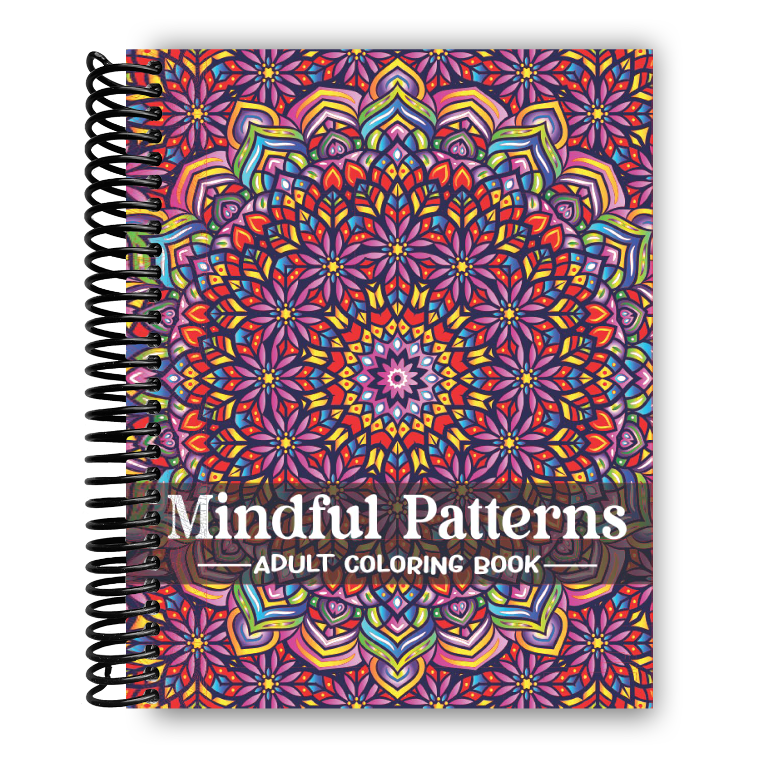 DIY Color Your Own Products - Mandala Adult Coloring Book Idea | Spiral  Notebook