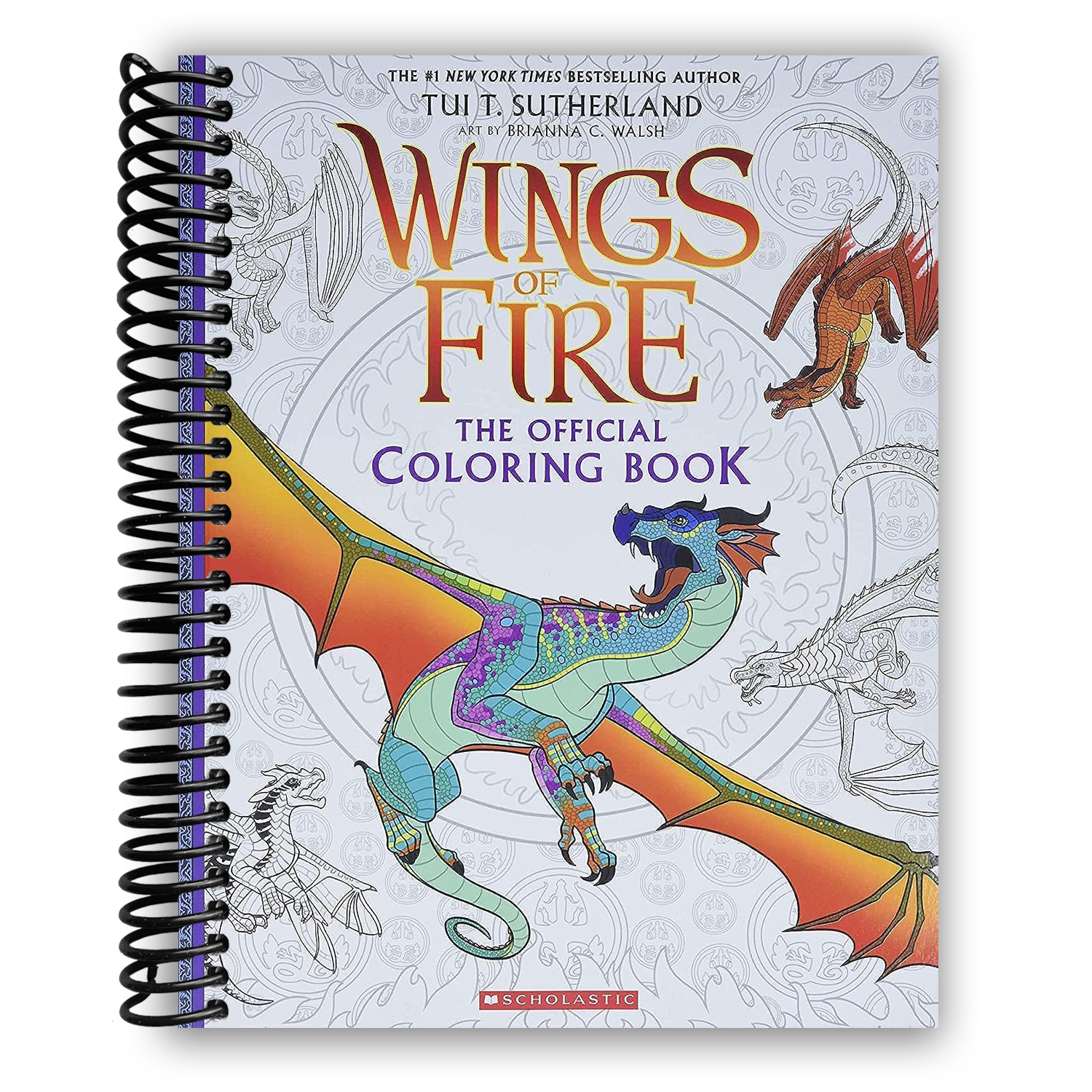 Spiral-Bound Coloring Book-Flight, Pk 1, Wellspring Gift 