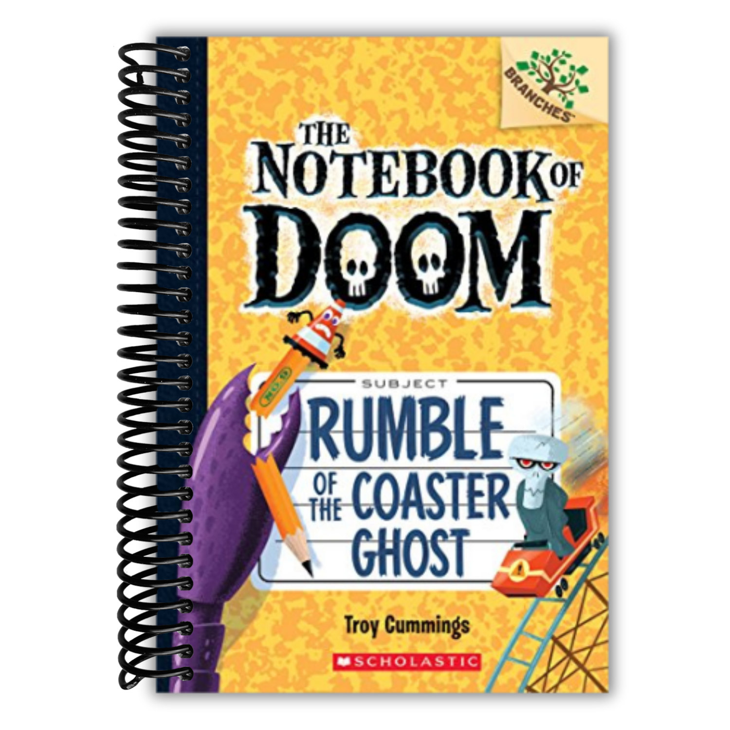 Rumble of the Coaster Ghost: A Branches Book (The Notebook of Doom #9) (9)