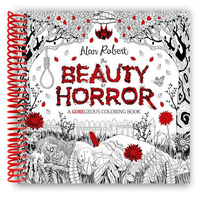 The Beauty of Horror 1: A GOREgeous Coloring Book (Spiral Bound), Lay it  Flat Publishing Group