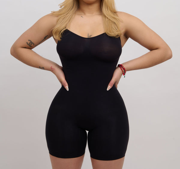 Women's Open Gusset Seamless Bodysuit Superfit Secret Slimming