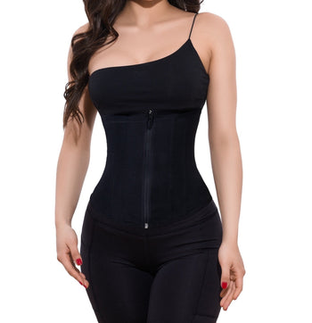 Waist Trainer Lace Up Jacquard Extreme Curves Body Shaper