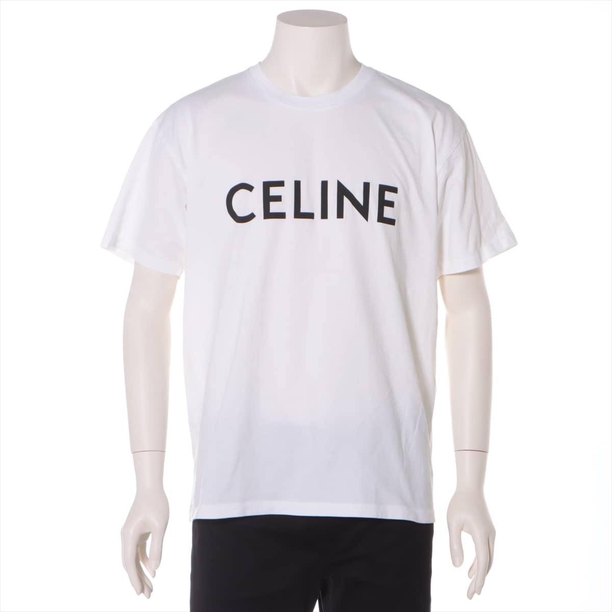 CELINE 21SS Rayon Shirt 39 Men's Black × White Palm tree｜a0646328