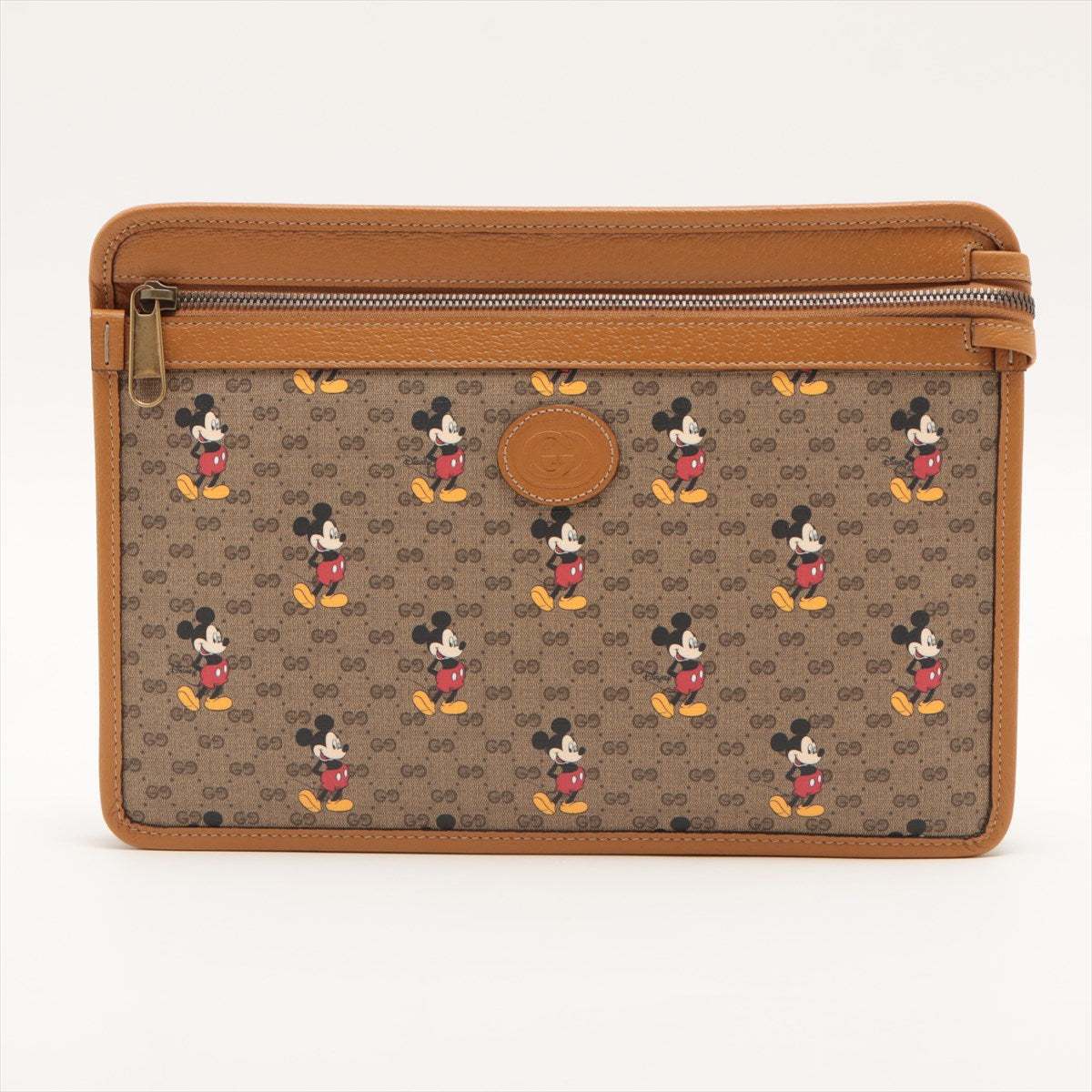 Gucci x Disney Mini GG Supreme Clutch bag Brown 602552 a1823957