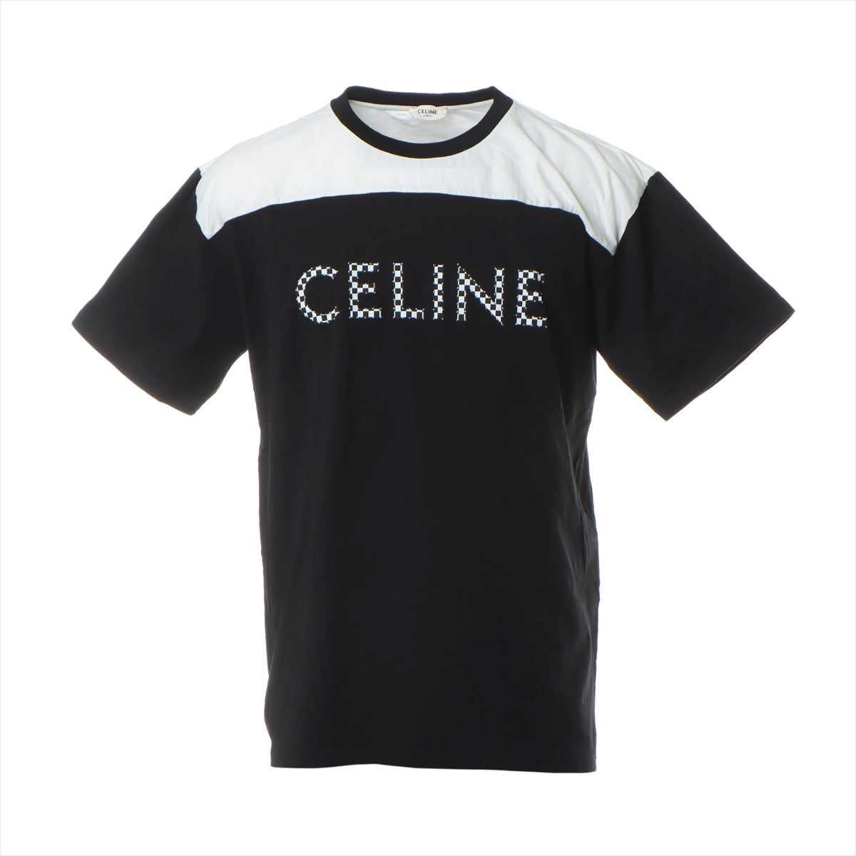 CELINE Eddie period Cotton & nylon Tank top S Ladies' Black × White  2A｜a2336323｜ALLU UK｜The Home of Pre-Loved Luxury Fashion