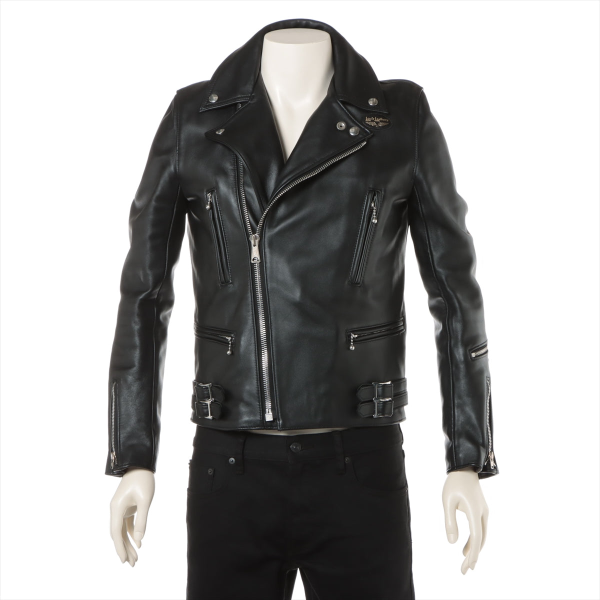 Lewis Leathers Leather Leather jacket 38 Men's Black