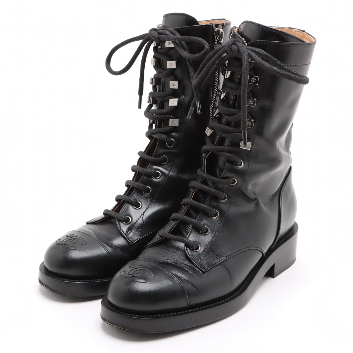 Chanel short sales boots 218