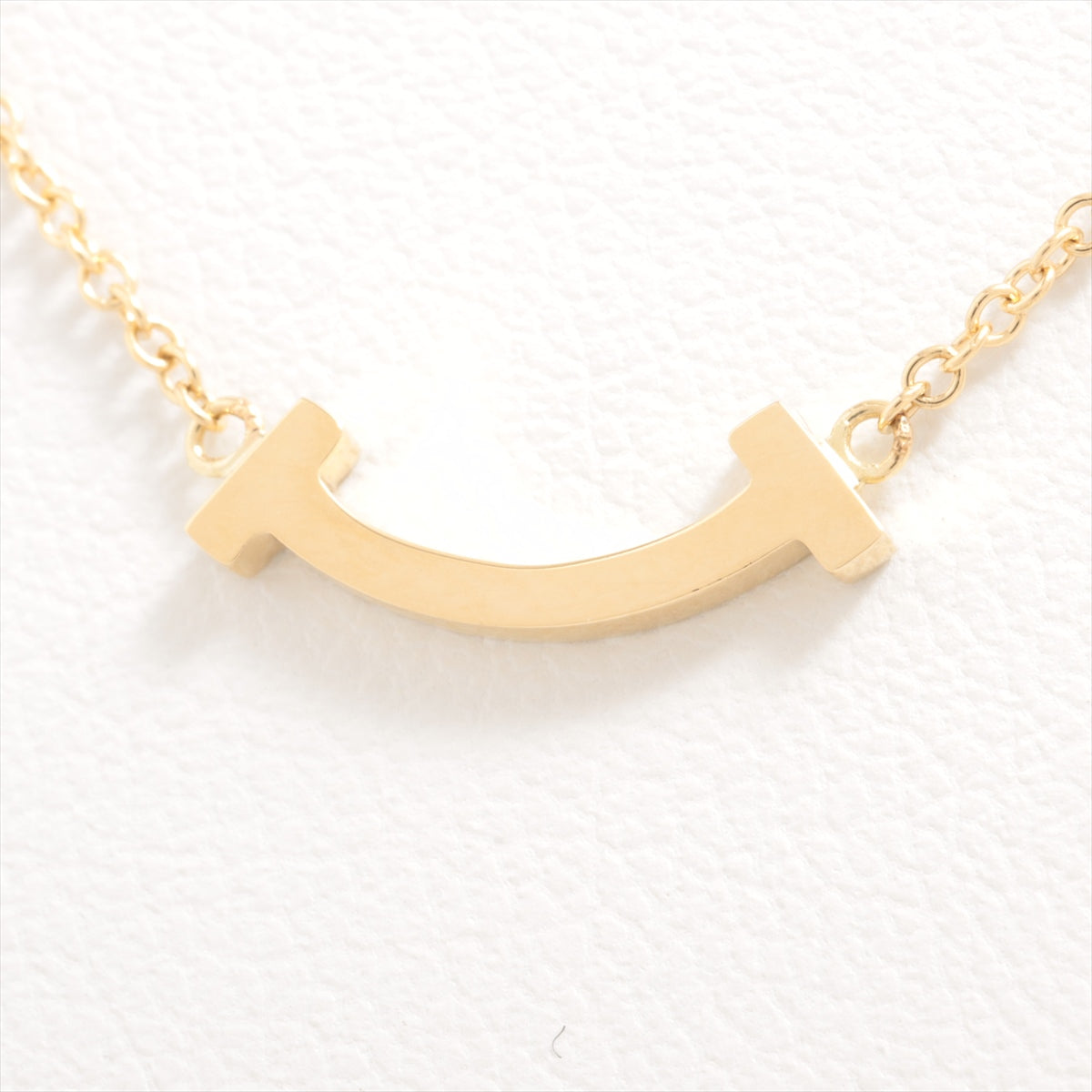 Sold at Auction: TIFFANY T SMILE 18KT ROSE GOLD PENDANT NECKLACE