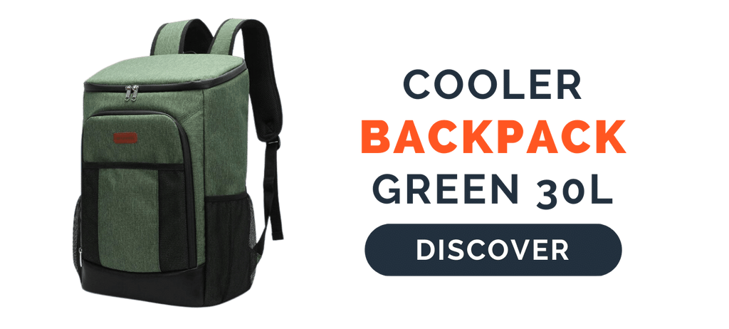 Cooler Backpack Green 30L