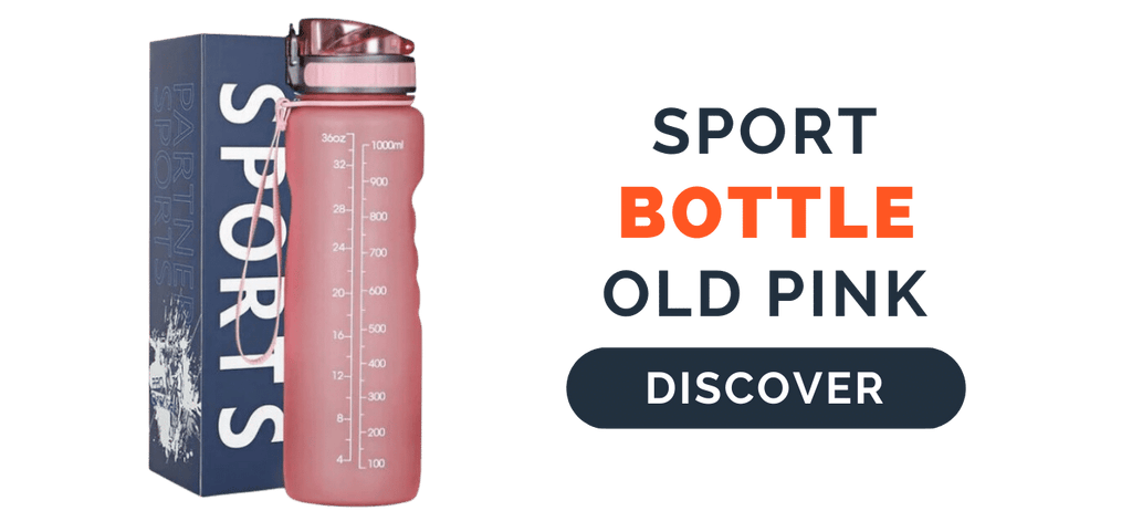 Sport Bottle 1L Old Pink