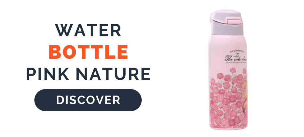 Stainless Steel Water bottle Pink Nature