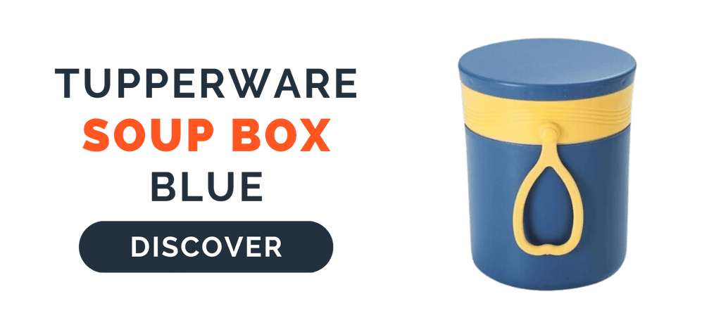 Tupperware Soup Box Blue