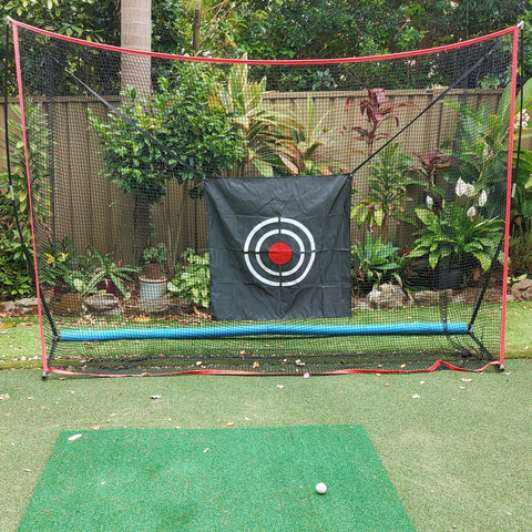 Golf practice net target cloth