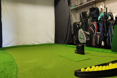 Kaizen Golf Indoor simulator set up