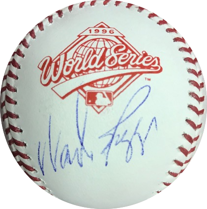 Hank Aaron Signed Milwaukee Braves National League Baseball BAS Loa AB51345