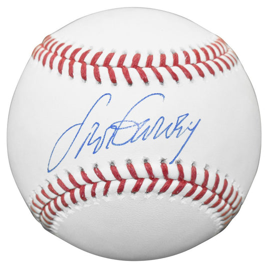Andre Dawson Autographed Rawlings Gold Glove Logo Baseball (Beckett)
