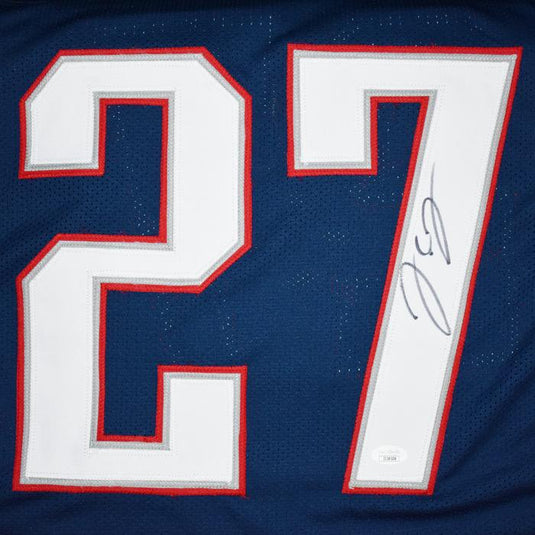 Ben Coates Autographed New England Patriots Blue Football NFL Jersey J –  Meltzer Sports