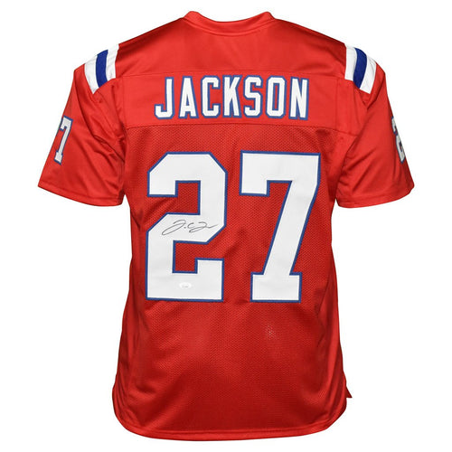 JC Jackson Autographed New England Patriots Color Rush Football Jersey –  Meltzer Sports