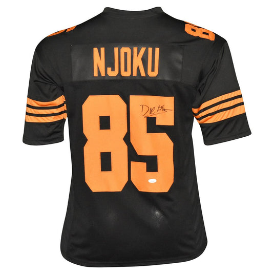 David Njoku Autographed Cleveland Browns Football NFL Jersey JSA