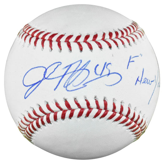 Hank Aaron Autographed NL Baseball w/ HOF 82 Inscription JSA