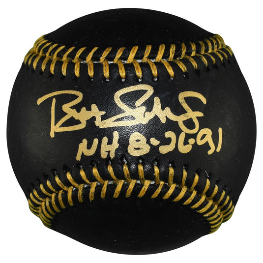 Bret Saberhagen Signed New York Grey Baseball Jersey (JSA)