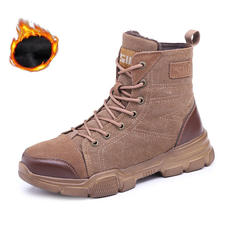 Indestructible Steel Toe Cap Hiking And Safety Military Boots For All Seasons