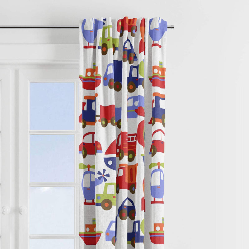  [AUSTRALIA] - Bacati - Transportation Multicolor Shower Curtain
