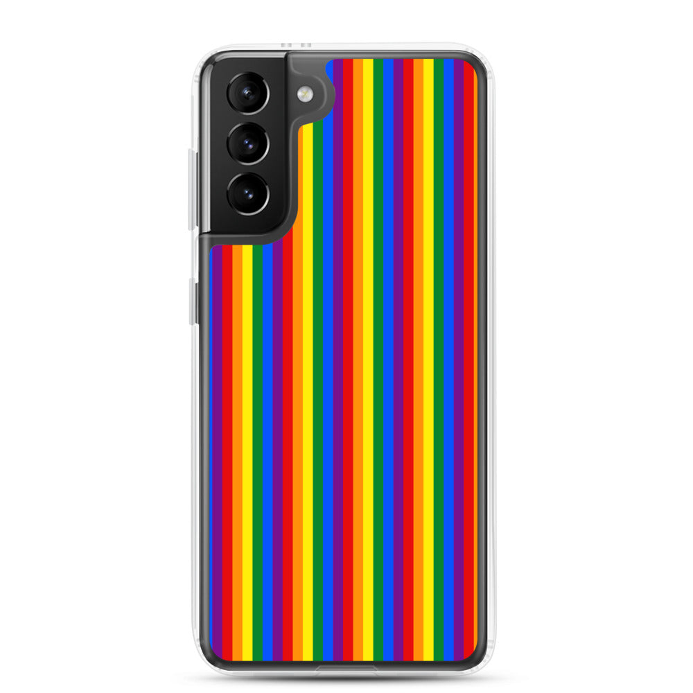 Pride Stripe Rainbow Samsung Case-Pride Merch Store