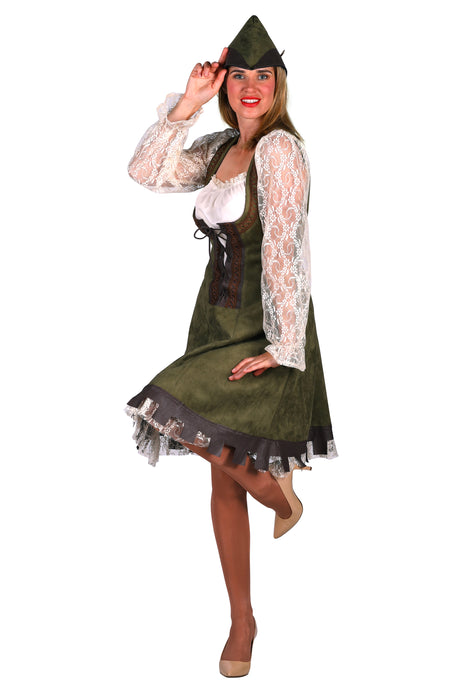 Robin kostuum dames — Festival Feestartikelen