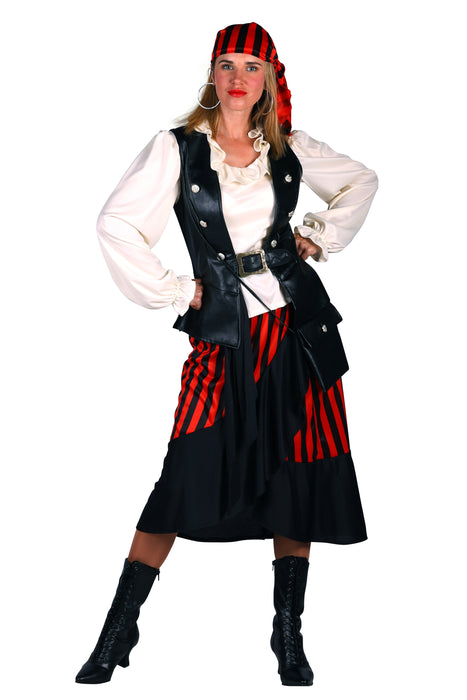 Monarch Kort leven auteursrechten Thetru Piraten kostuum dames — Festival Feestartikelen