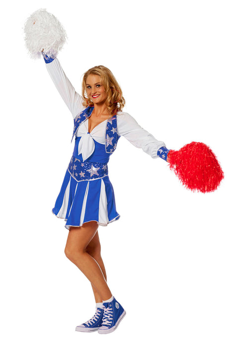 Luxe Cheerleader Kostuum voor Dames - | Festival — Festival Feestartikelen