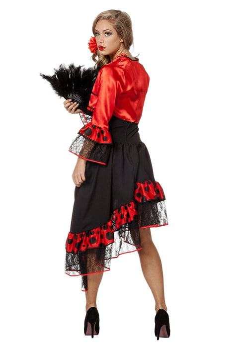 Spaanse jurk Carmen dames — Feestartikelen