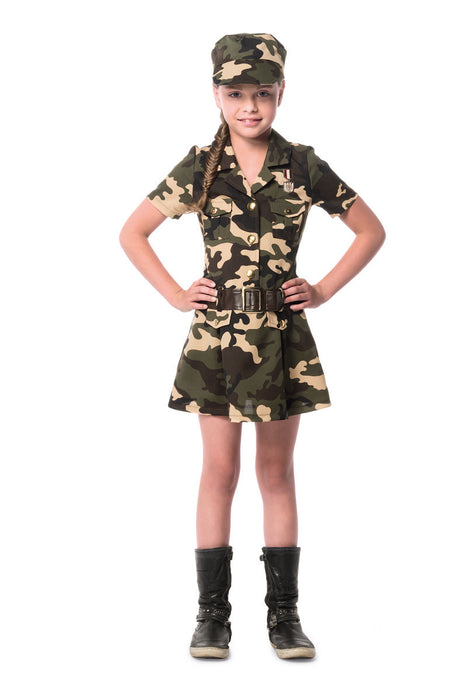 Reactor Oneindigheid Auto Militair Kostuum voor Meisjes - camouflage | Festival — Festival  Feestartikelen